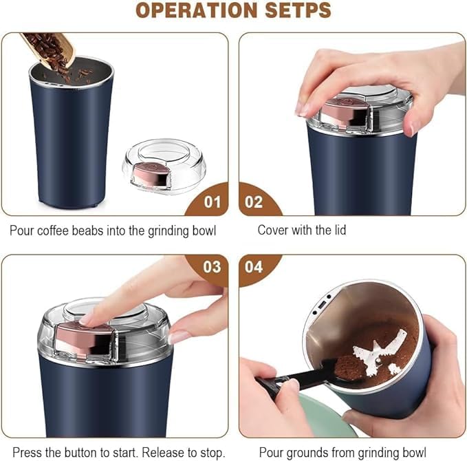 GrindMate™ Mini Electric Grinder