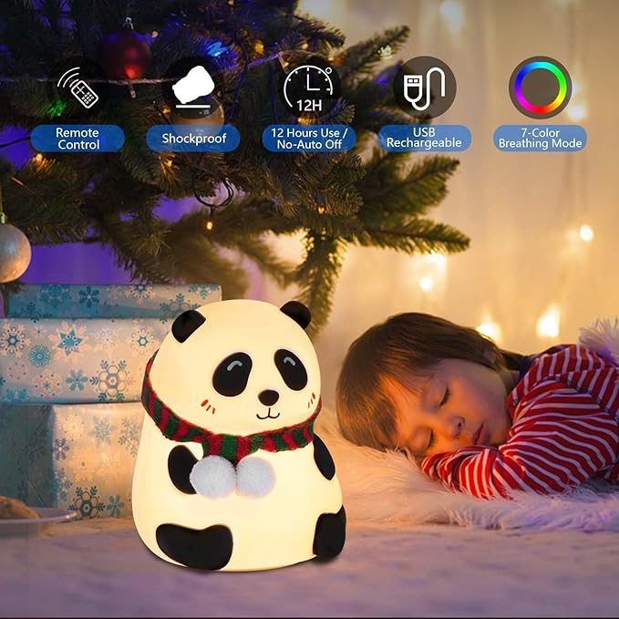 GlowPanda™ Rechargeable LED Night Light