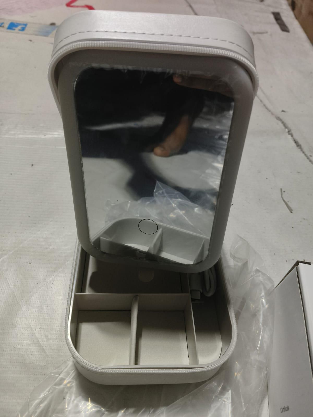 GlowCase™ Compact Makeup Vanity with LED Mirror