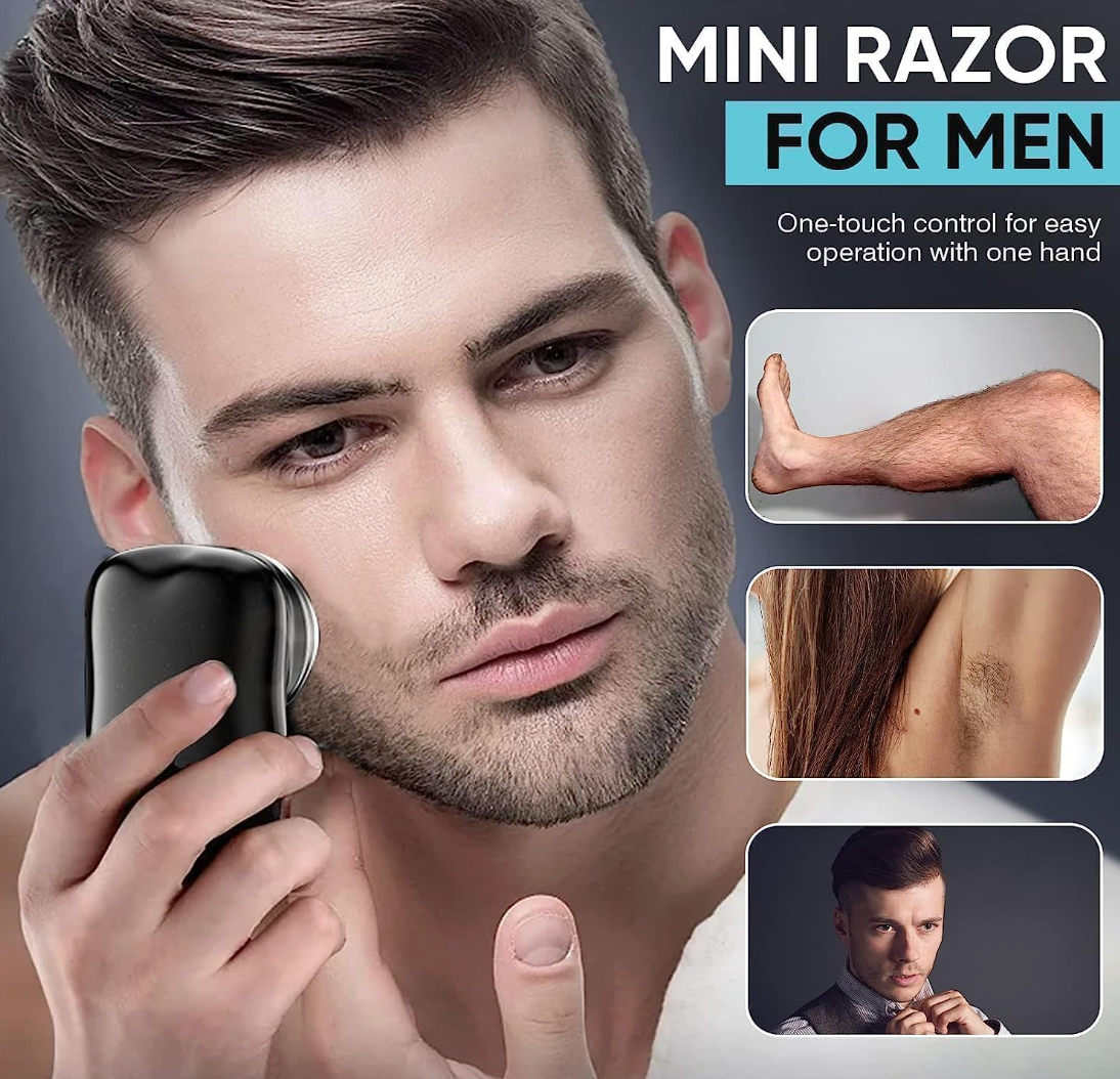 TrimGo™ – The Ultimate Portable Electric Shaver